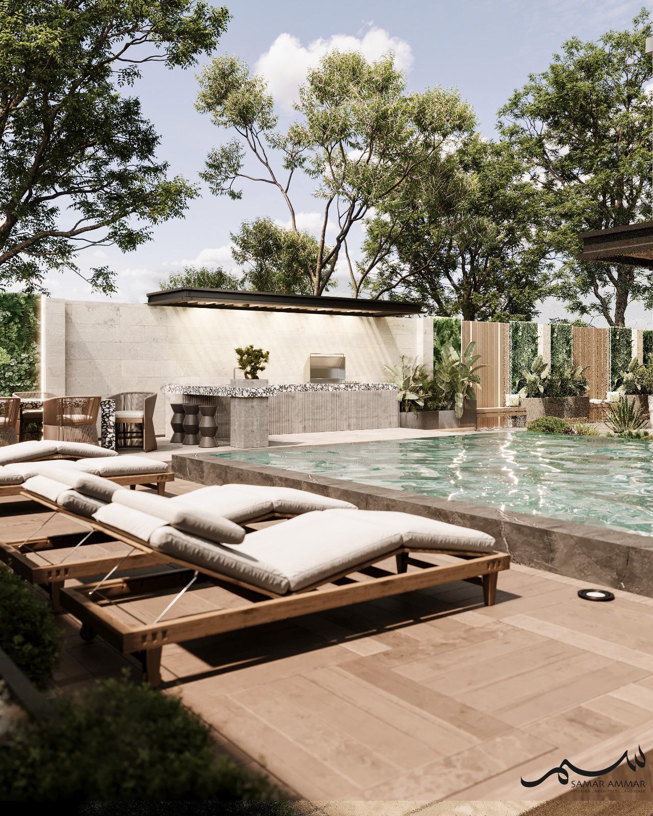 تصميم حديقة السيده لارا